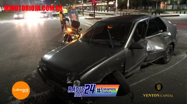 Auto atropelló moto conducida por conocido rugbier en Constitución